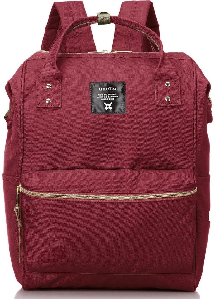 New Japan Anello Backpack Unisex Large Waterproof Canvas Bag AT-B0193A