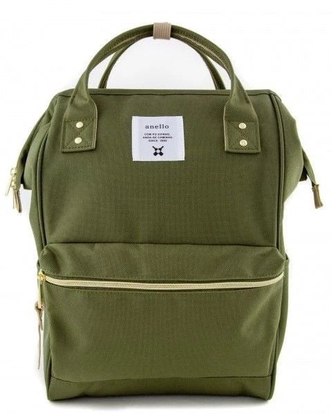 New Japan Anello Backpack Unisex Large Waterproof Canvas Bag AT-B0193A